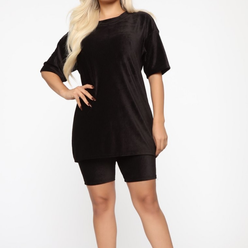 Velour Set - Black